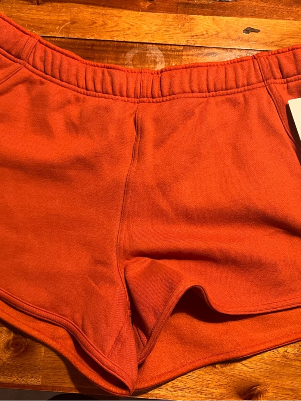 Lululemon Scuba MR Oversize Shorts 3” Trim, Autumn Rust, Size XL, NWT